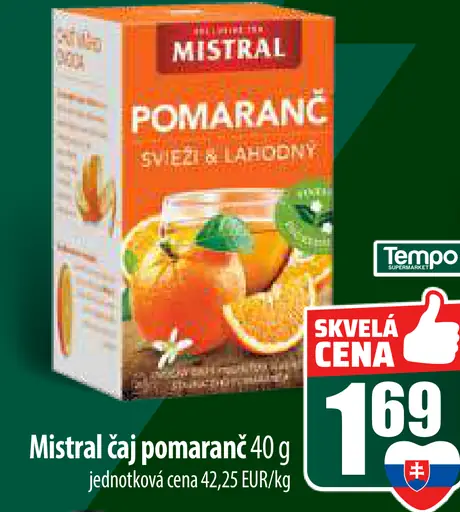 Mistral čaj pomaranč