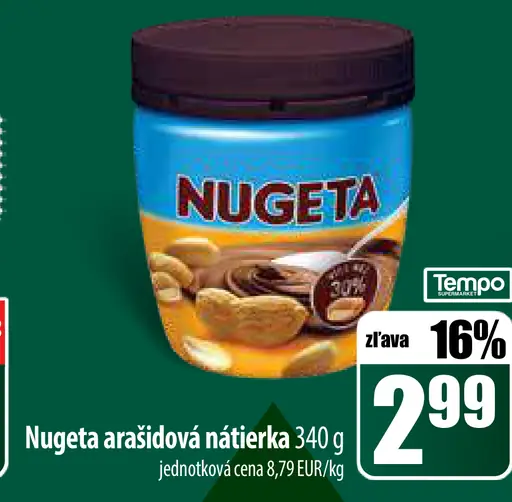 Nugeta Arašidová nátierka
