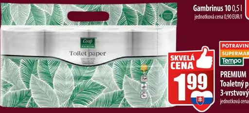 COOP Jednota PREMIUM Toaletný papier