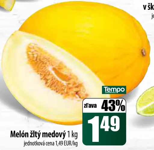 Melón žltý medový