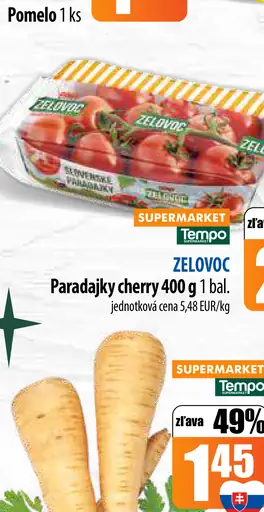 Zelovoc Paradajky cherry