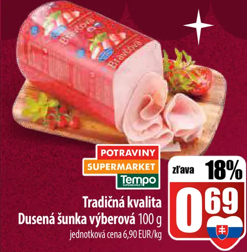 Tradičná kvalita Dusená šunka