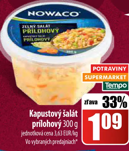 NOWACO Kapustový šalát priložhový