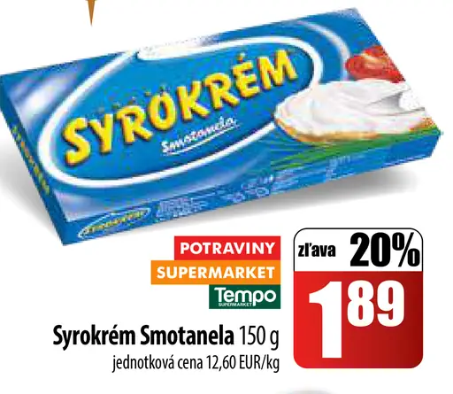 Syrokrém Smotanela