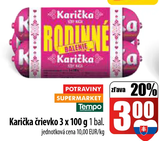 Karička črievko Tavený syr