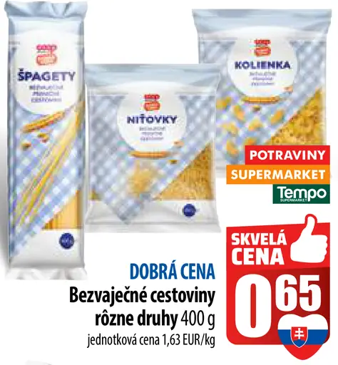 Bezvaječné cestoviny