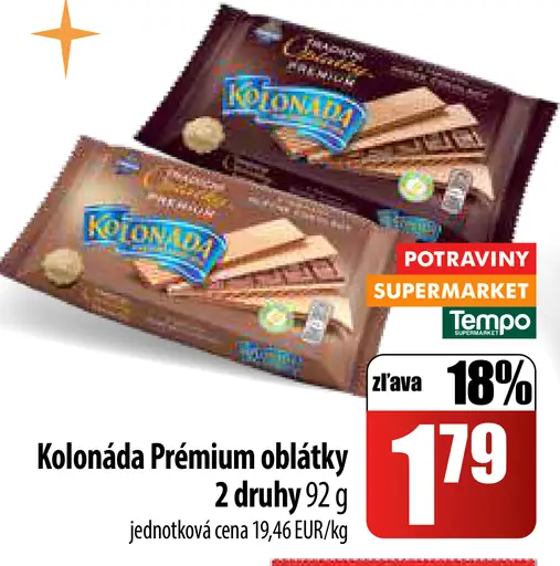 Kolonáda Prémiová oblátky