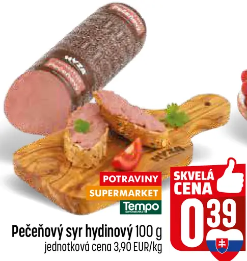 Pečeňový syr hydinový