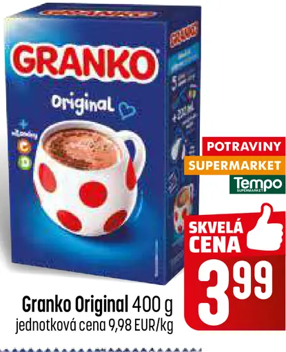 Granko Original kakaový nápoj v prášku