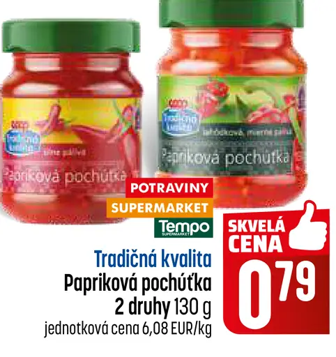 Tradičná kvalita Papriková pochúťka