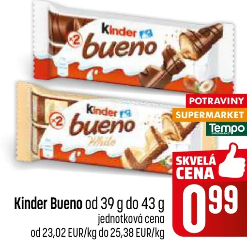 Kinder Bueno tyčinka
