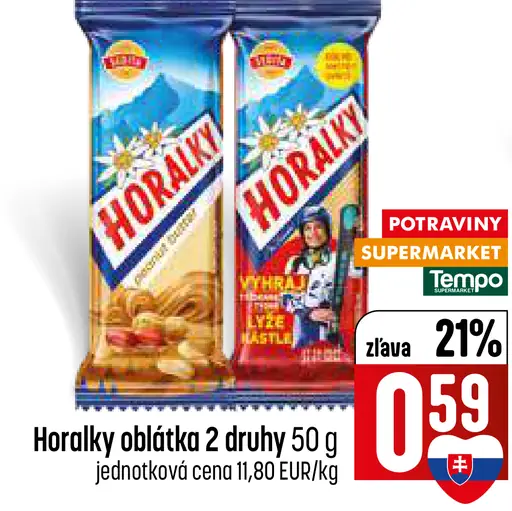Horalky oblátka arašidová