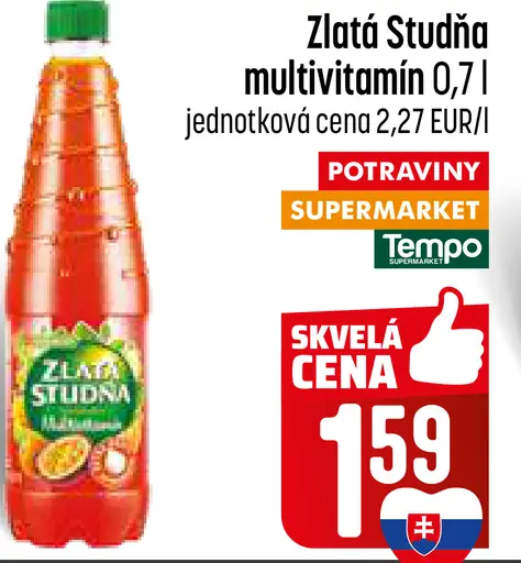 Zlatá Studňa multivitamínový nápoj