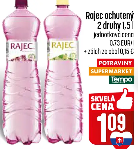 Rajec ochutený nápoj