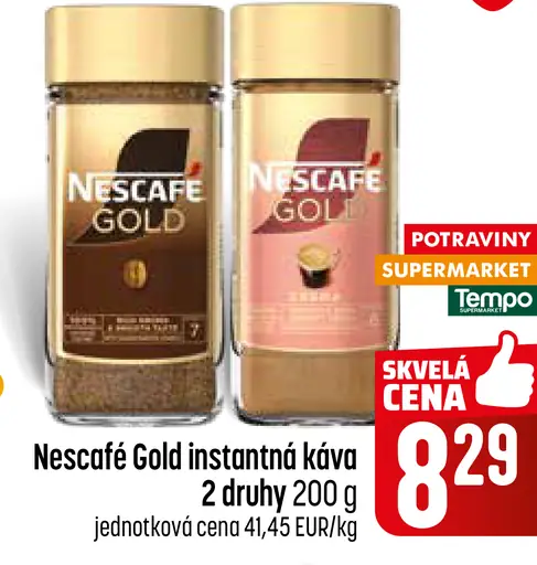 NESCAFÉ GOLD, instantná káva
