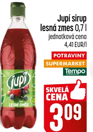 Jupí Sirup lesná zmes