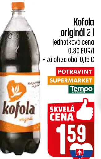 Kofola originál nealkoholický nápoj