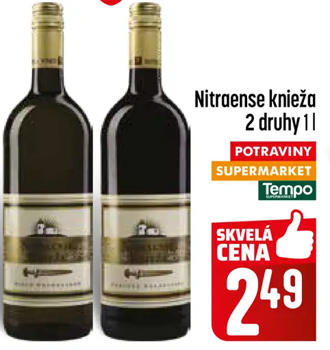 Nitrianske knieža víno biele