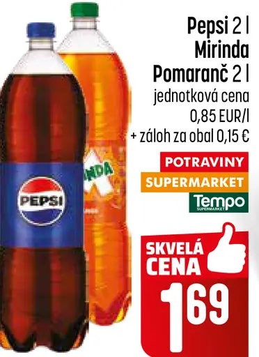 Pepsi / Mirinda Pomaranč nealkoholický nápoj