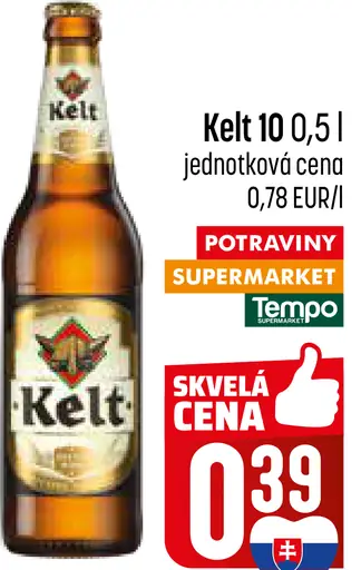 Kelt 10 pivo plechovka
