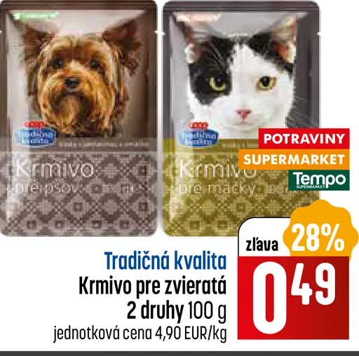 Krivmo krmivo pre psov