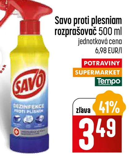 Savo proti plesniam rozprašovač