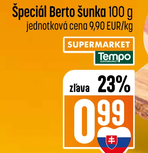 Berto Špeciál šunka bravčová