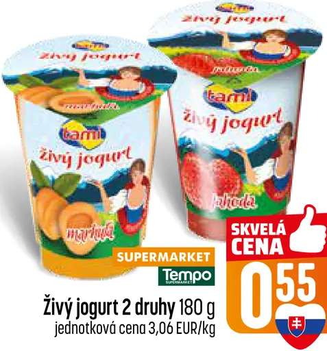 Rajo Živý jogurt 2 druhy