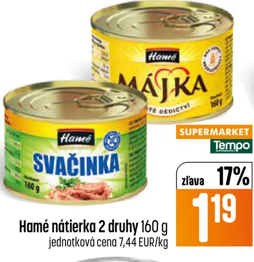 Hamé Svačinka jemná nátierka