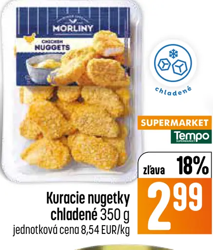 Morliny kuracie nuggety chladené