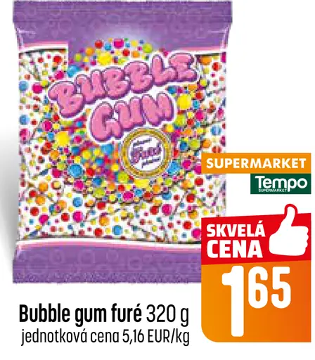 Bubble gum furé žuvačky