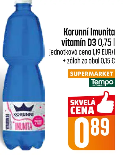 Korunní Imunita vitamin D3 nápoj