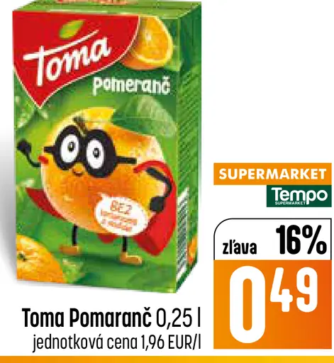 Toma Pomaranč nápoj