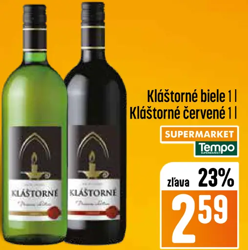 Kláštorné víno biele