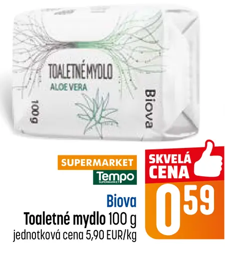 Mydlo toaletné Aloe Vera