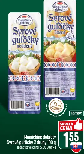 Mamičkine dobroty Syrové guľôčky neúdené