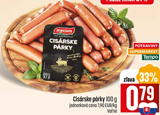 Mecom Cisárske párky