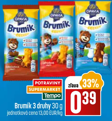 Opavia Brumík 3 druhy