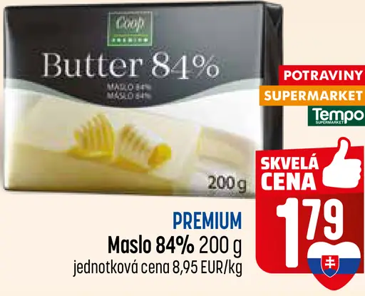Coop Premium maslo 84%