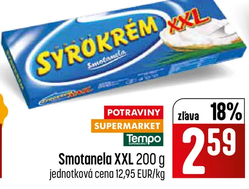Sýrokrém XXL tavený syr