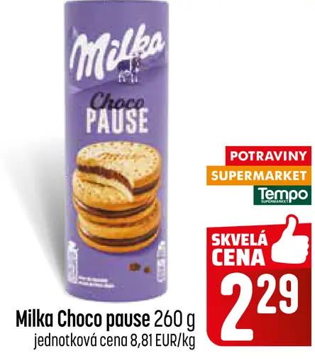 Milka Choco Pause sušienky