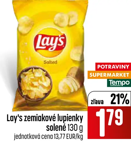 Lay's zemiakové solené lupienky
