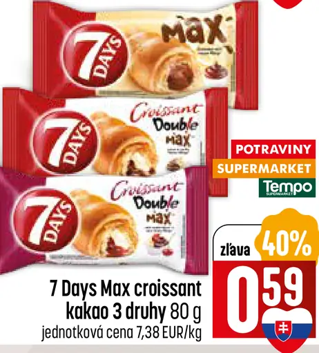 7 Days Max croissant kakao