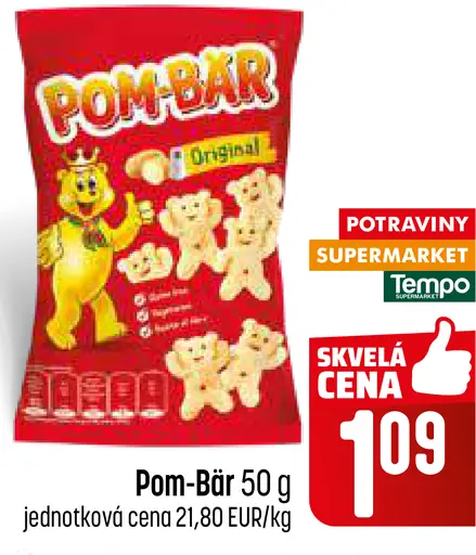 Pom-Bär Original zemiakové snacky