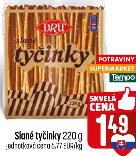 Dru slané tyčinky