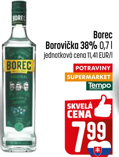 Tradičná kvalita liehoviny 38% vodka, gin, rum, borovička