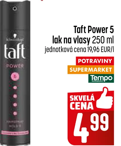 Taft Power 5 lak na vlasy