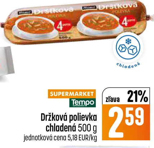 Držková polievka chladená