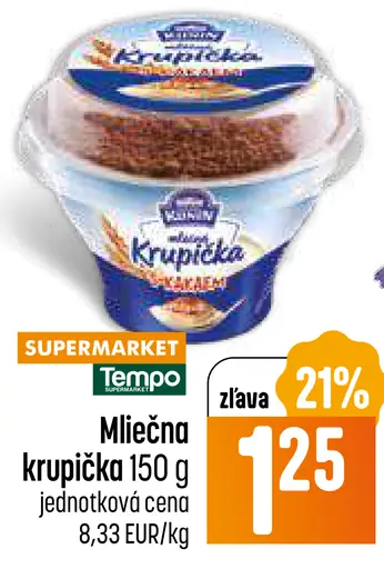 Tempo mliečna krupička