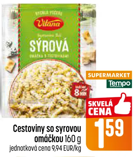 Vitana Cestoviny so syrovou omáčkou